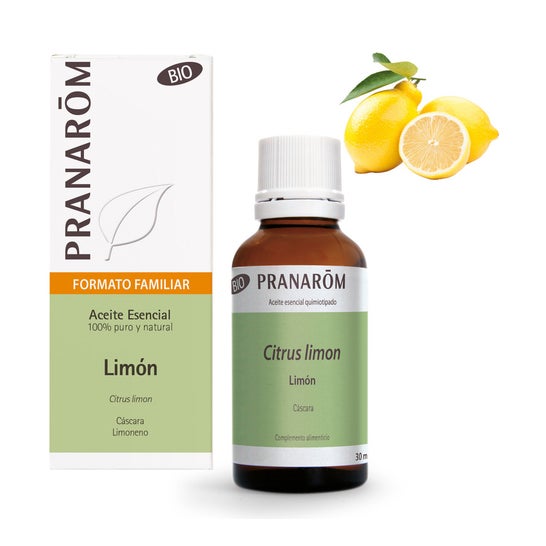 Pranarôm Aceite Esencial de Limón BIO Formato Familiar 30ml