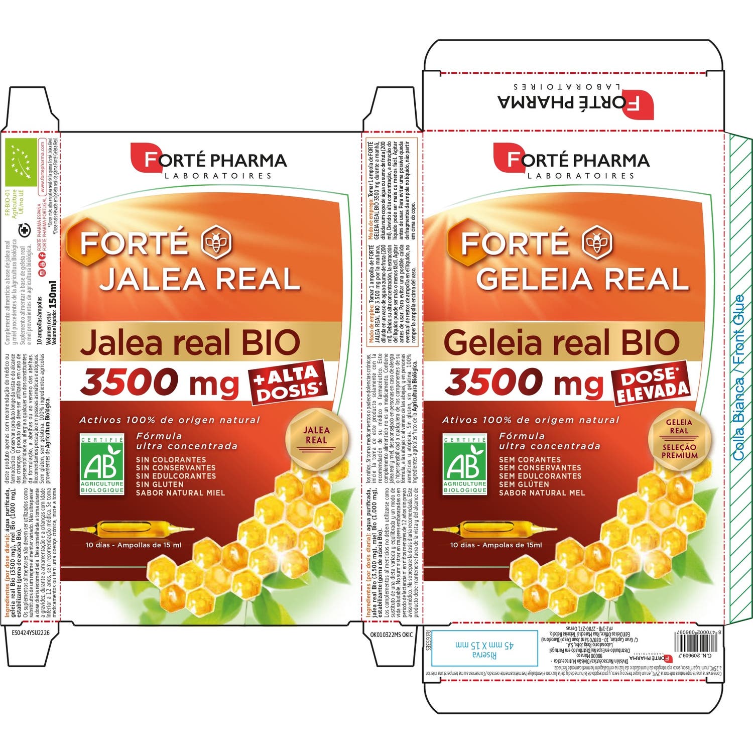 Forté Pharma Forte Jalea Real Bio 3500mg 10amp