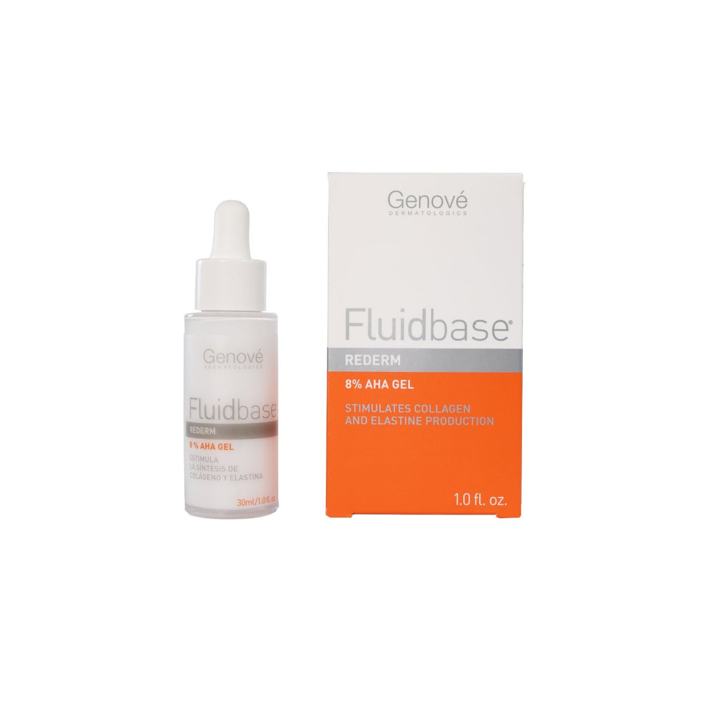 Genové Fluidbase Rederm 8% AHA Gel 30ml