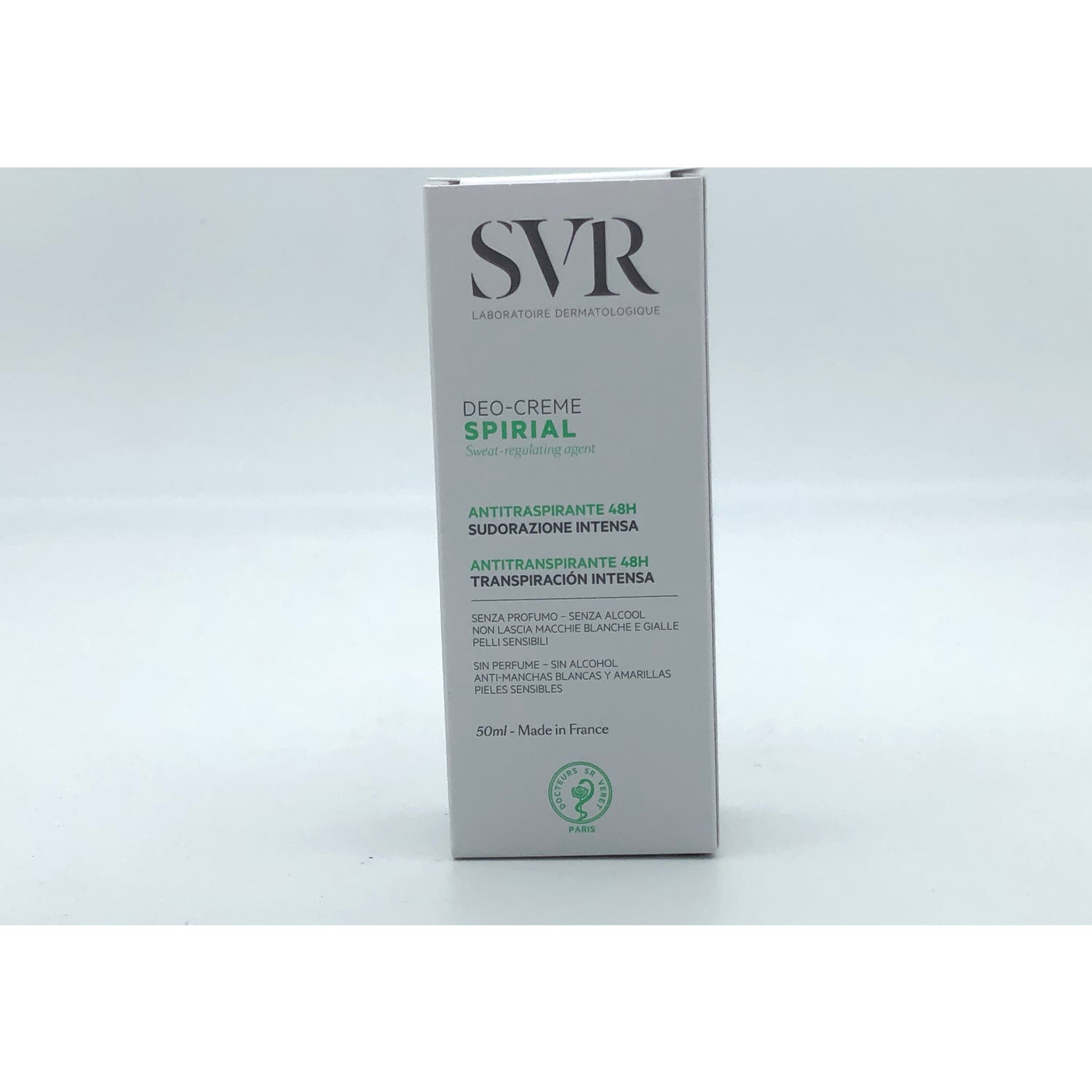 SVR Spirial Deo-Crème Desodorante Antitranspirante Intenso 48H 50ml