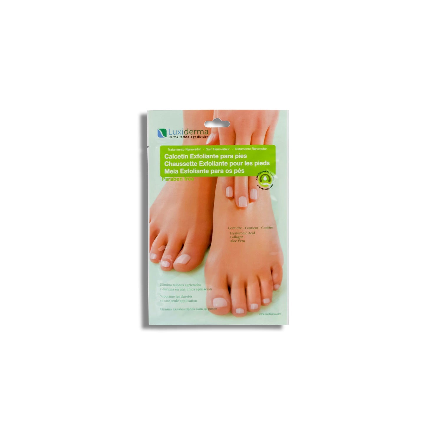Luxiderma Calcetín Exfoliante Par de pies de calcetín