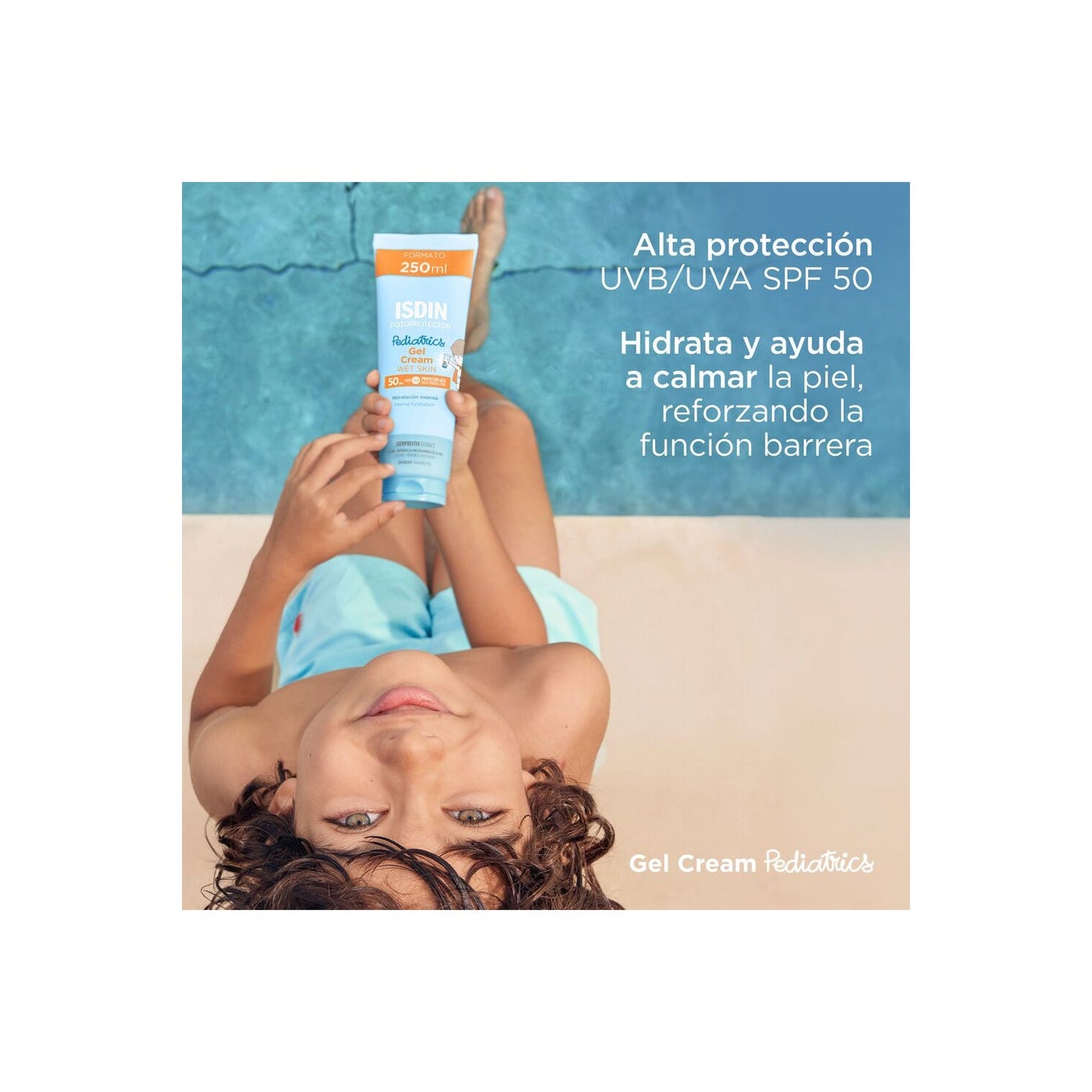 ISDIN Fotoprotector Pediatrics Gel Crema Wet Skin SPF50 250ml