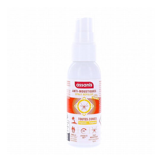 Assanis Anti-Moustiques Spray Répulsif Toutes Zones 40 ml