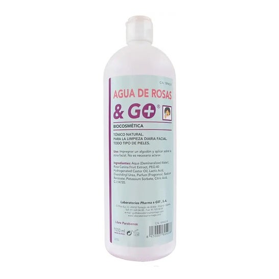 & go Agua Rosas 750 ml