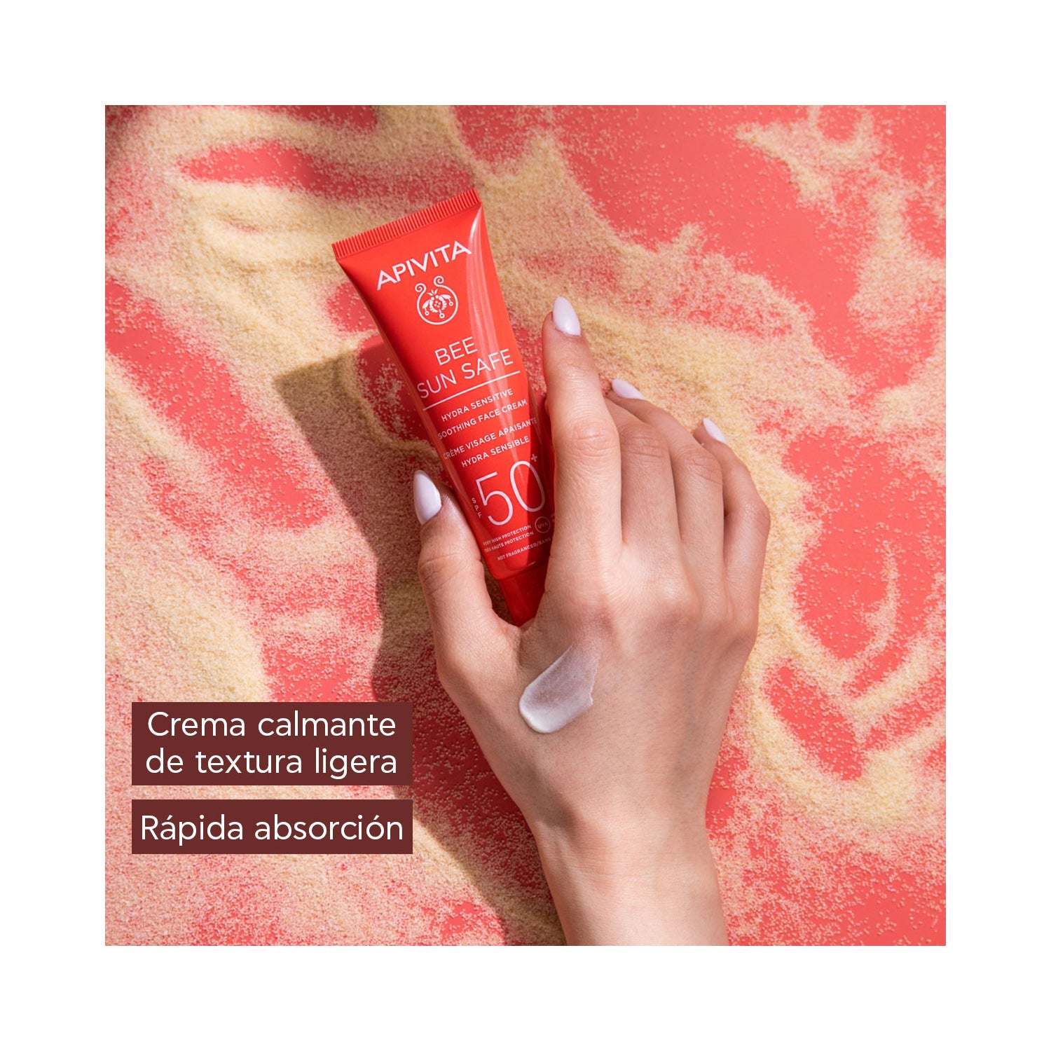 Apivita Bee Sun Safe Hydra Sensitive Facial Calmante SPF50+ 50ml
