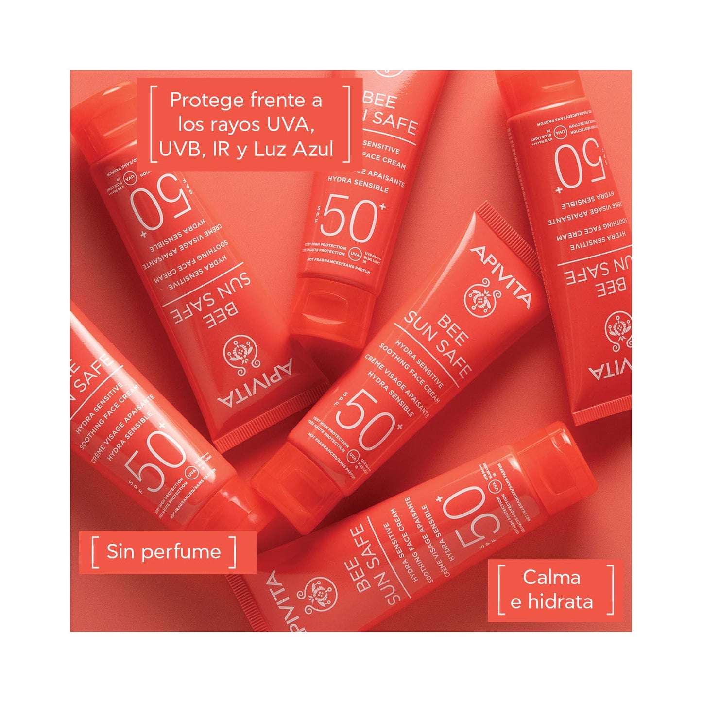 Apivita Bee Sun Safe Hydra Sensitive Facial Calmante SPF50+ 50ml