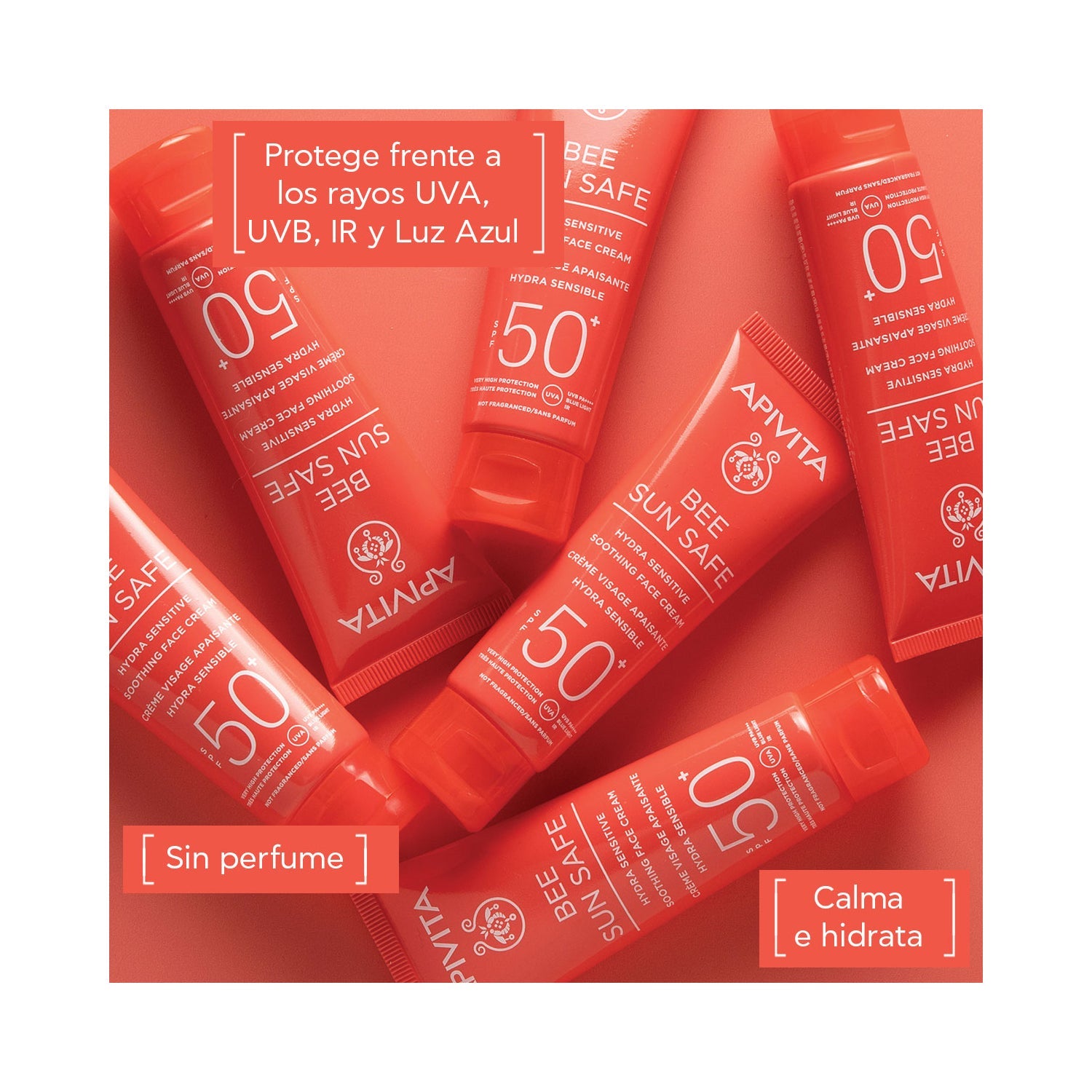 Apivita Bee Sun Safe Hydra Sensitive Facial Calmante SPF50+ 50ml