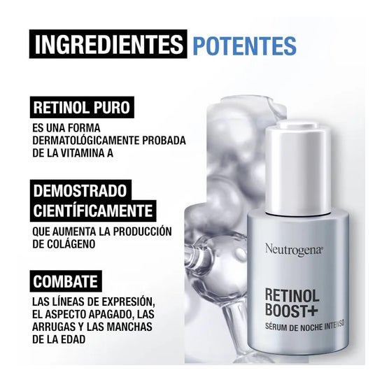 Neutrogena® Retinol Boost+ Sérum Noche Intenso 30ml