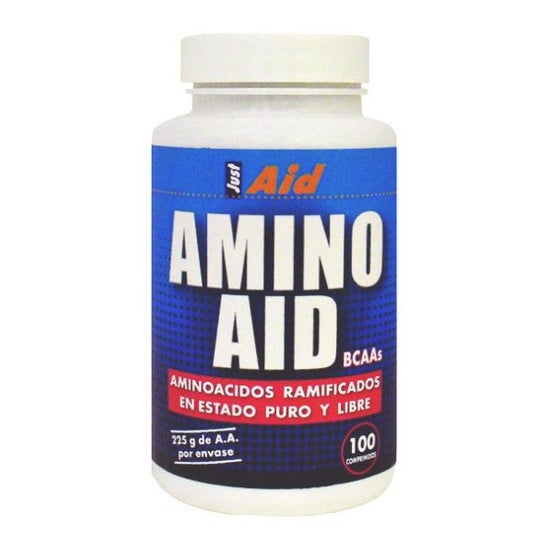 Just Aid Amino Aid BCAA Aminoácidos Ramificados 300 comp