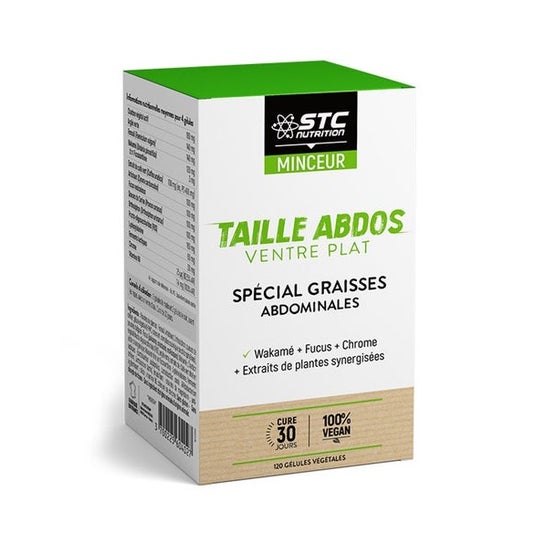 STC Nutrición Talla Abdos Abdos Abdos Vientre Plano 120 Cápsulas