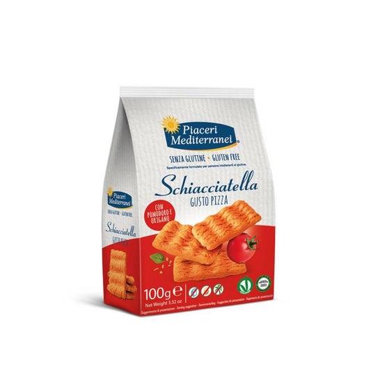 Piaceri Mediterranei Schiaccicatella Pizza Sin Gluten 100 g
