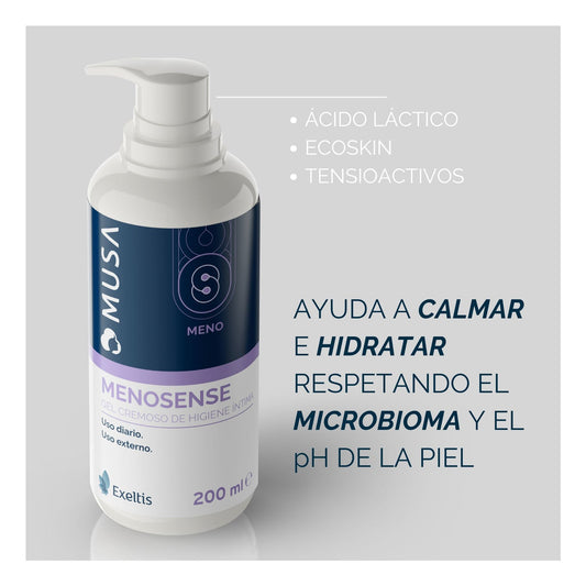 Musa Menosense Gel Higiene Íntima Hidratante Menopausia 200ml