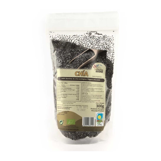 El Oro de Los Andes Semillas de Chia Eco 300 g