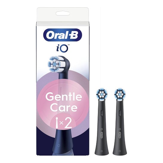 Oral-B Io Recambio Gentle Care Negro 2 uds