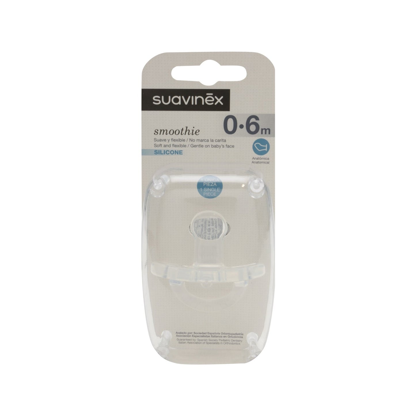 Suavinex Chupete Anatómico Todo Silicona 0-6m 1ud