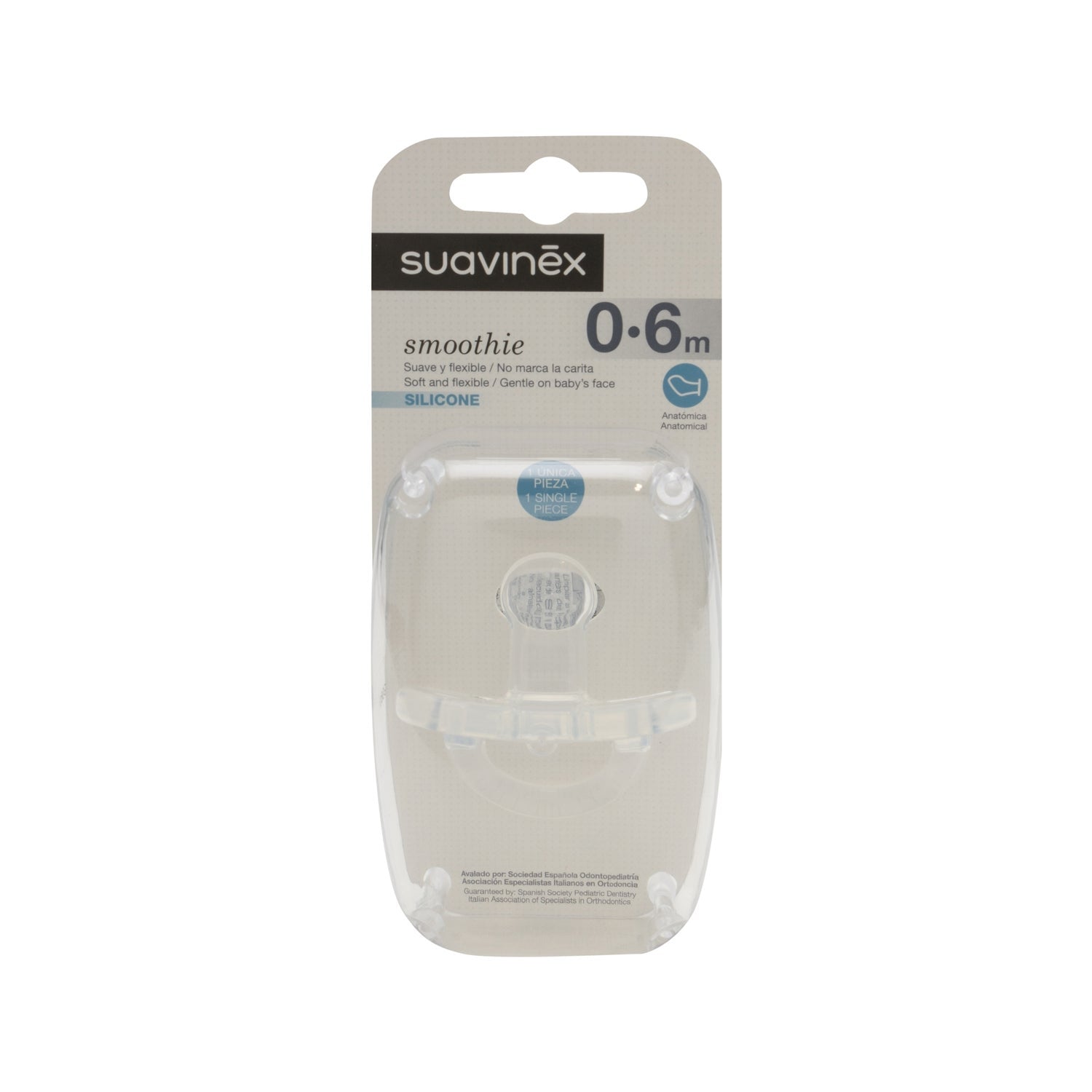 Suavinex Chupete Anatómico Todo Silicona 0-6m 1ud