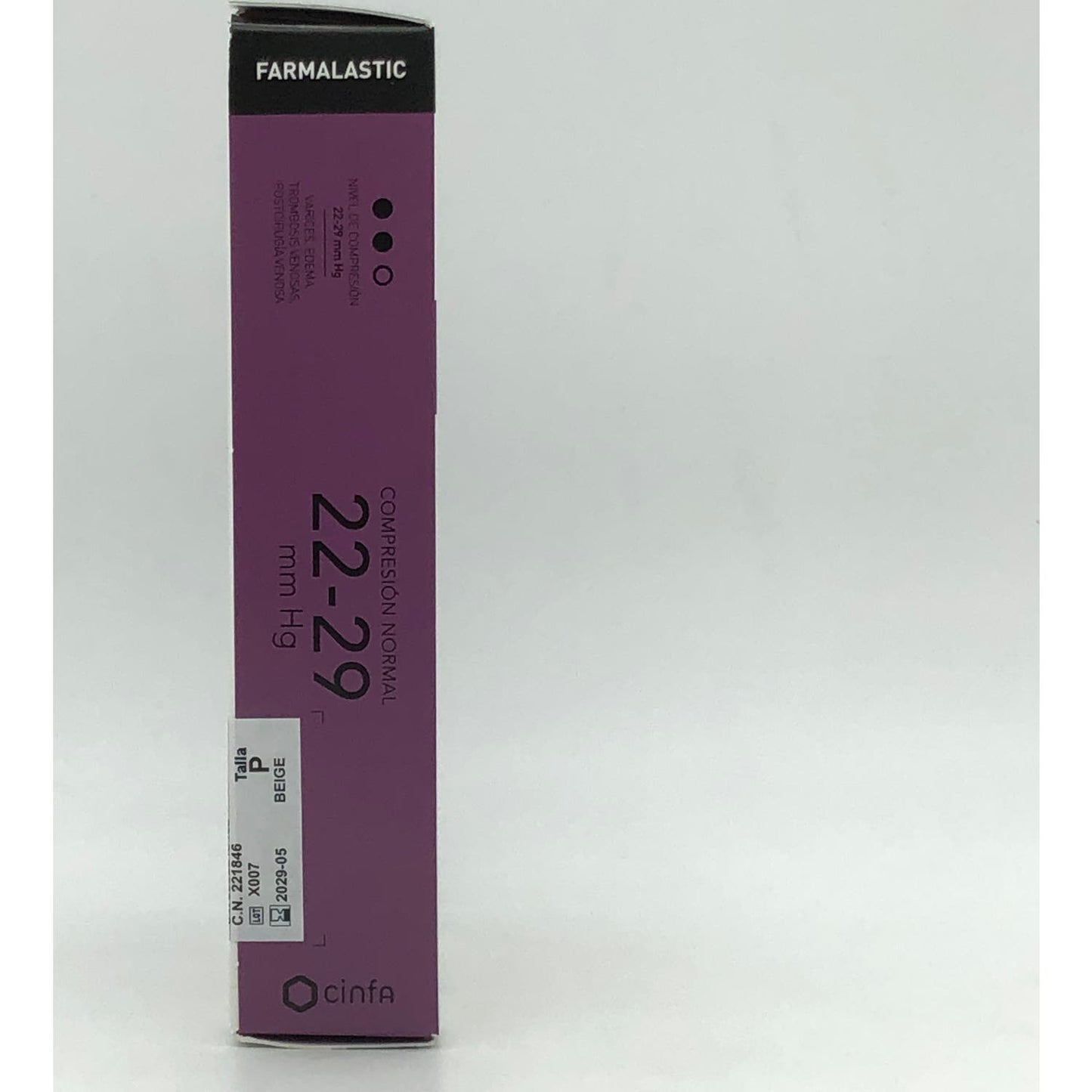 Farmalastic Media Compresión Normal T-pequeña Beige 1 Par 1 Par
