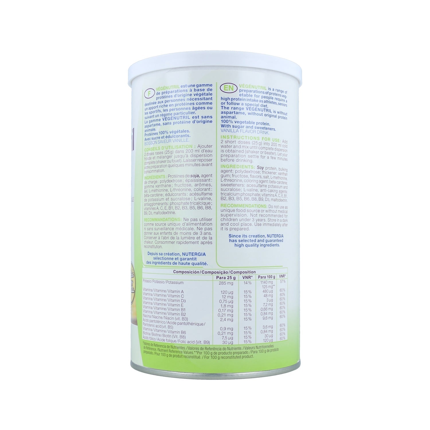 Nutergia Vegenutril Vainilla Bote 300g