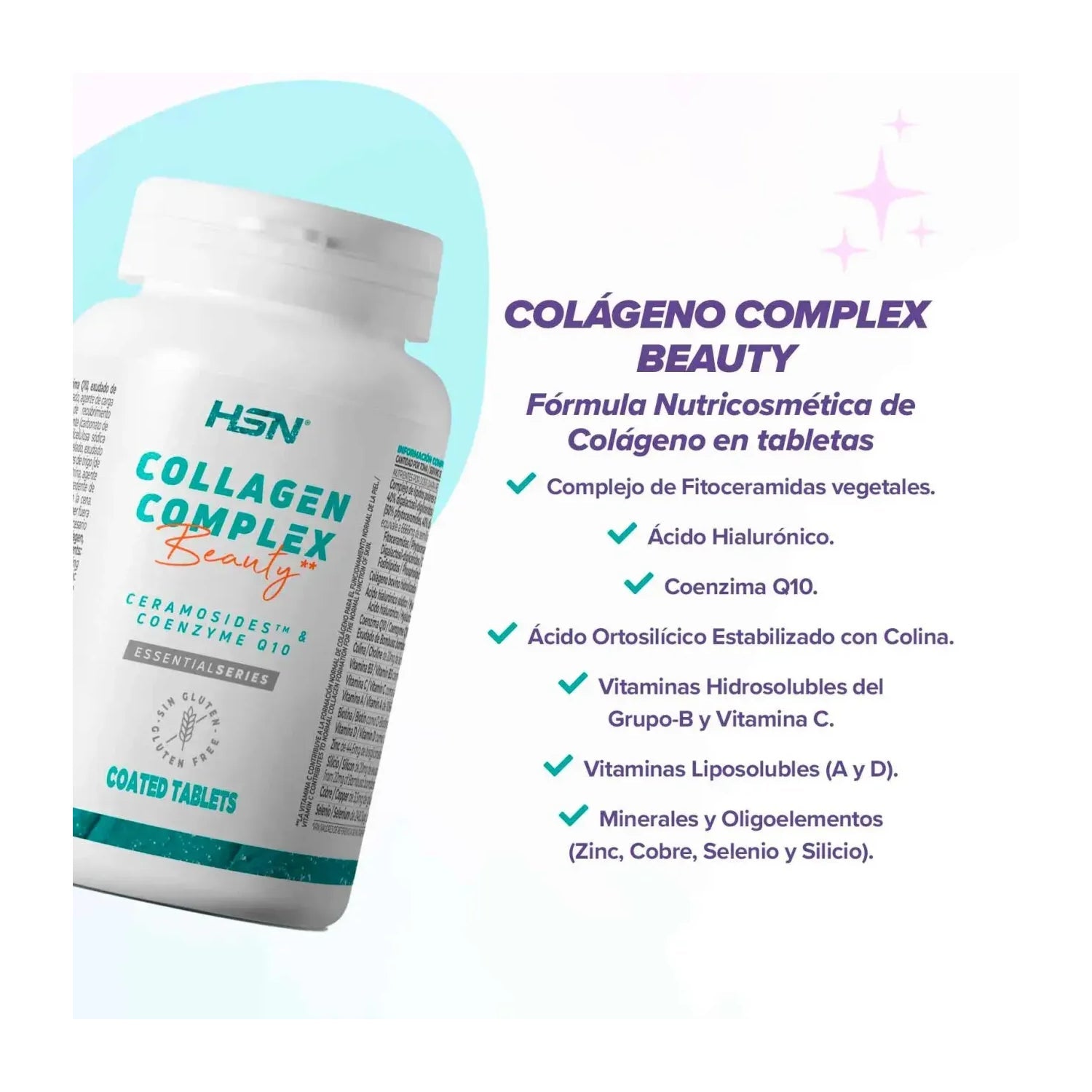 HSN Colágeno Complex Beauty 120comp