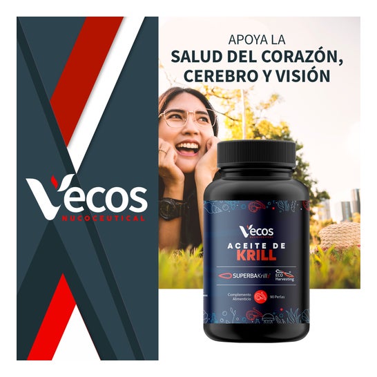 Vecos Nucoceutical Aceite de Krill 90 Perlas