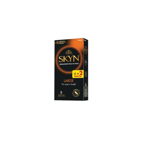 Skyn Large Preservativo Más Ancho y Largo 8uds