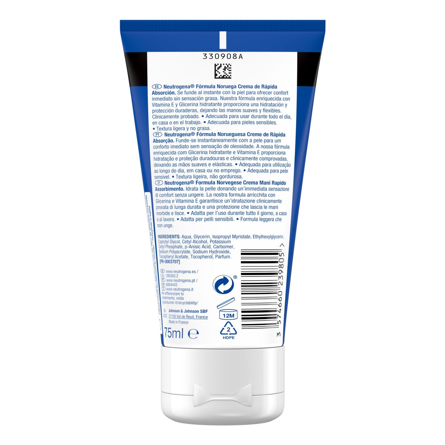 Neutrogena® Crema Manos Rápida Absorción 75ml