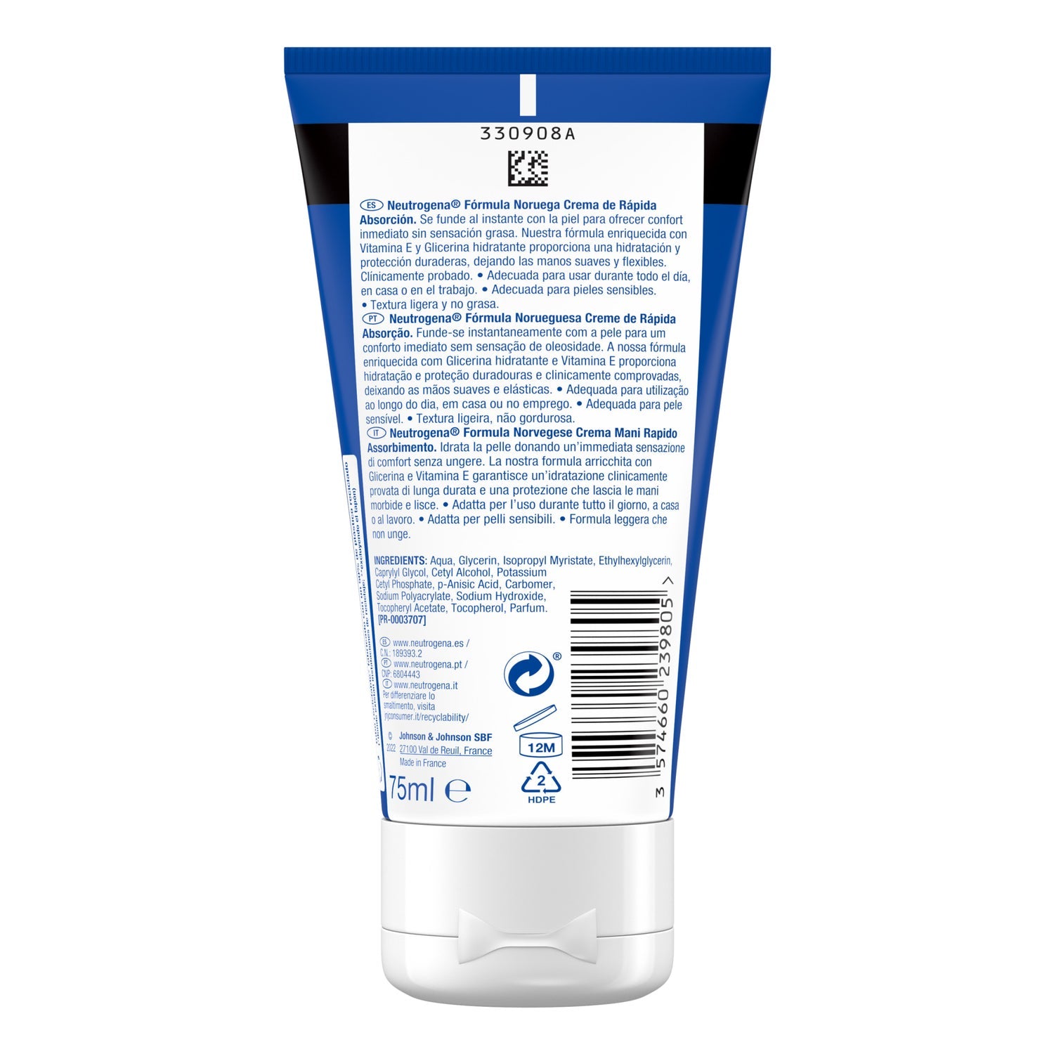 Neutrogena® Crema Manos Rápida Absorción 75ml