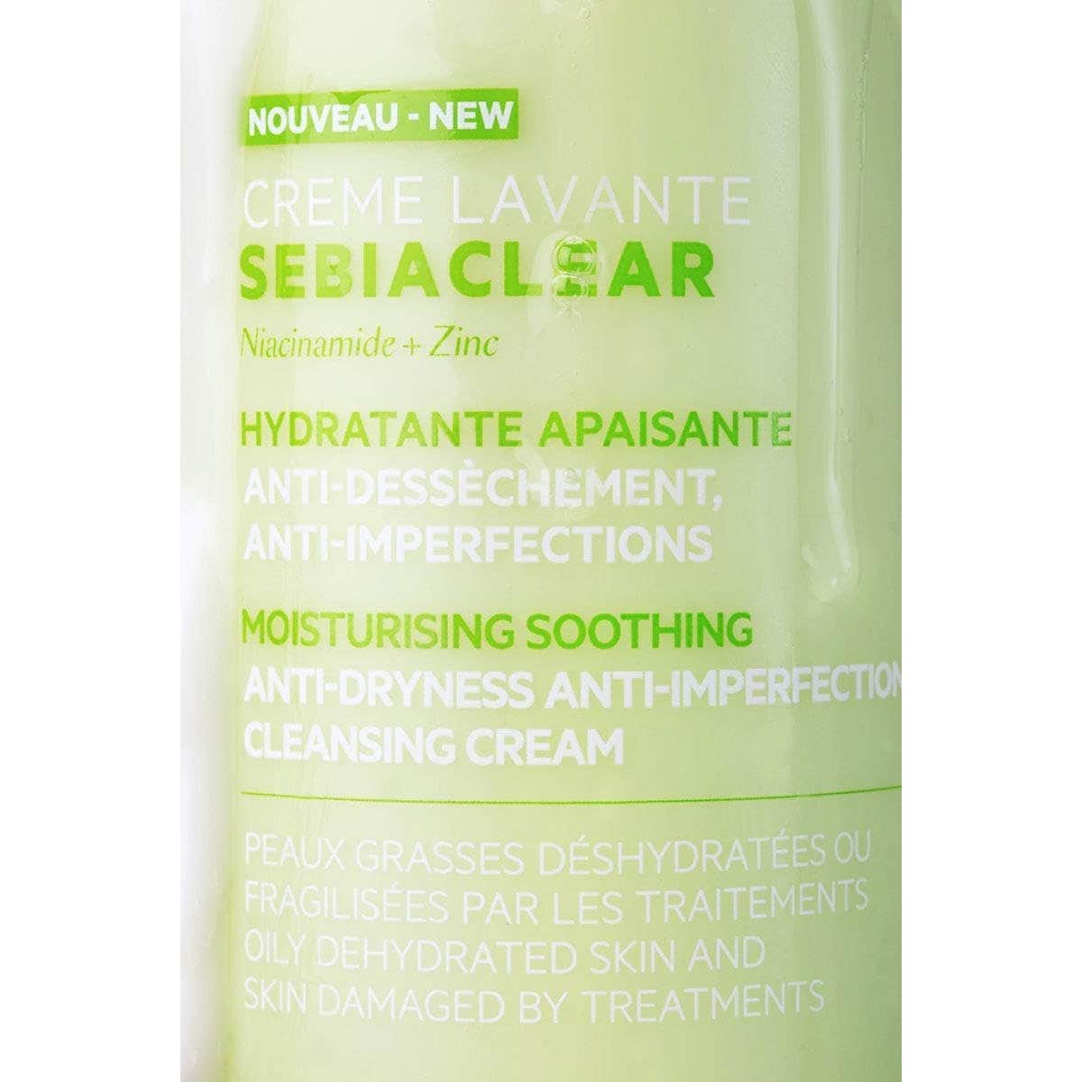 SVR Sebiaclear Crème Lavante Limpiador Hidratante Anti-imperfecciones 400ml