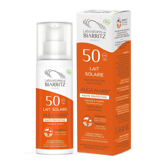 Algamaris - Leche Solar Ecológica Certificada SPF50