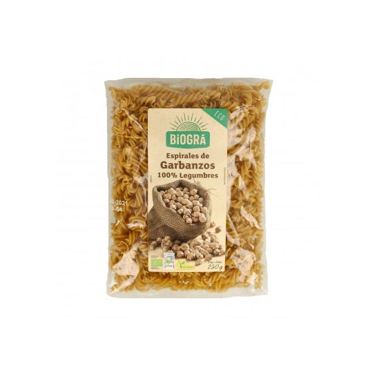 Biográ Espirales garbanzos Bio 250 g