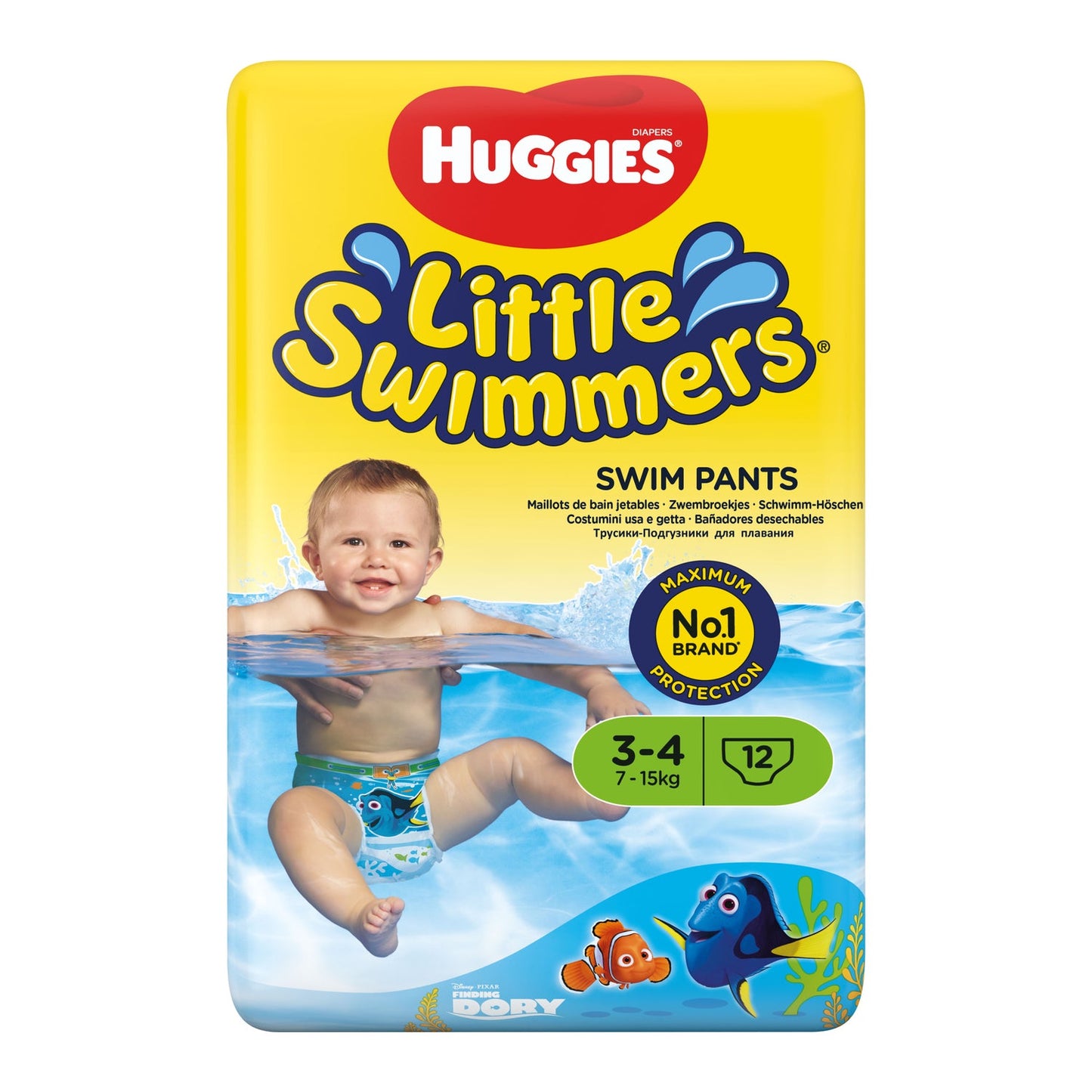 Abrazos Pañal Bañador Talla 3-4 7-15 kg 12 uds