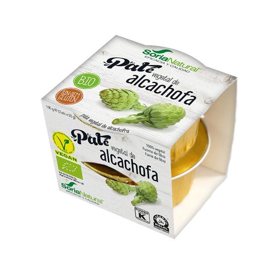 Soria Natural Paté Alcachofa 2x50g