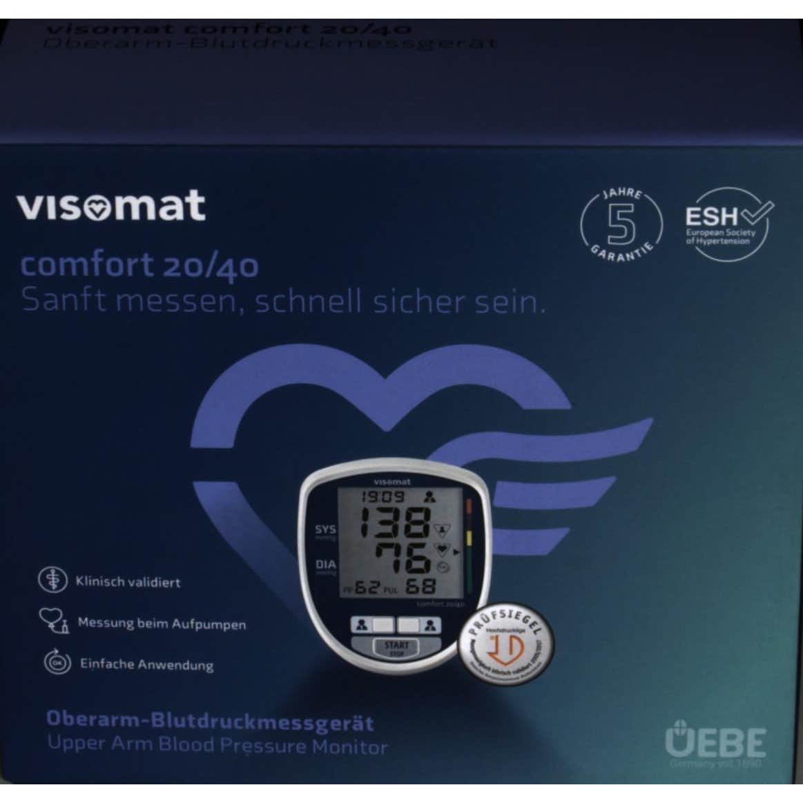 Visomat® Comfort Tensiómetro Digital de Brazo 20/40 1ud