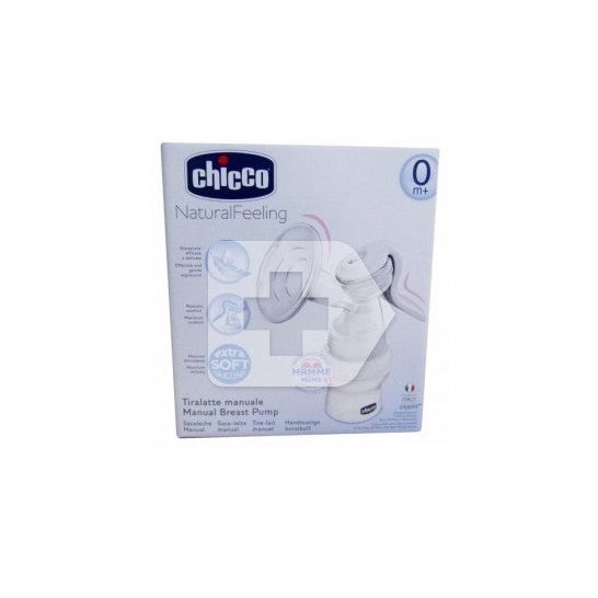 Chicco® sacaleches Natural Feeling Manual 0m+ con tetina de silicona 1ud