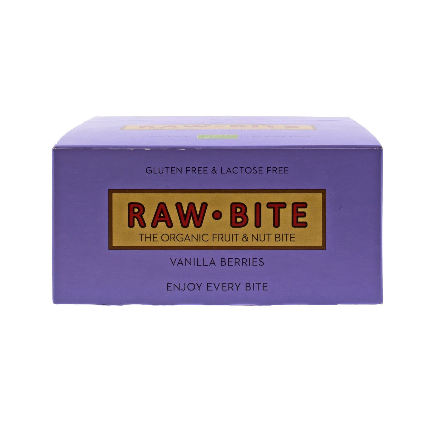 Rawbite Pack Barritas Ecológicas de Vainilla Y Frutos Rojos 12X50g