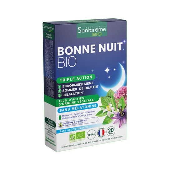 Santarome Bonne Nuit Bio Triple Acción 20 comp