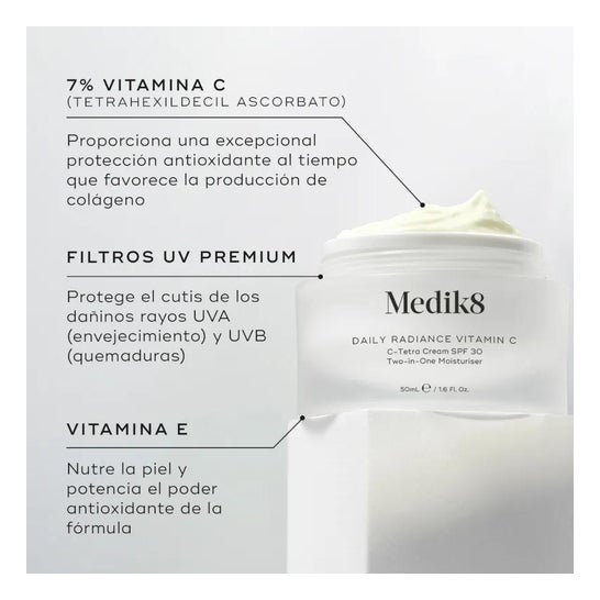 Medik8 Daily Radiance Vitamin C SPF30 50ml