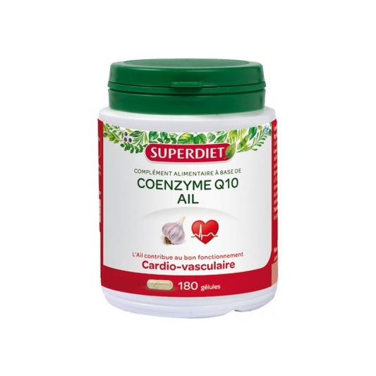 SuperDiet Coenzyme Q10 & Ail 180caps