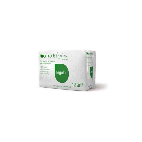 Cottons Comforts Compresa Regular Incontinencia Algodón 12uds