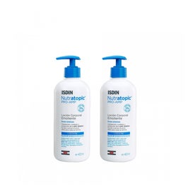 ISDIN Nutratopic Pro-AMP Loción Corporal Emoliente 2x400ml