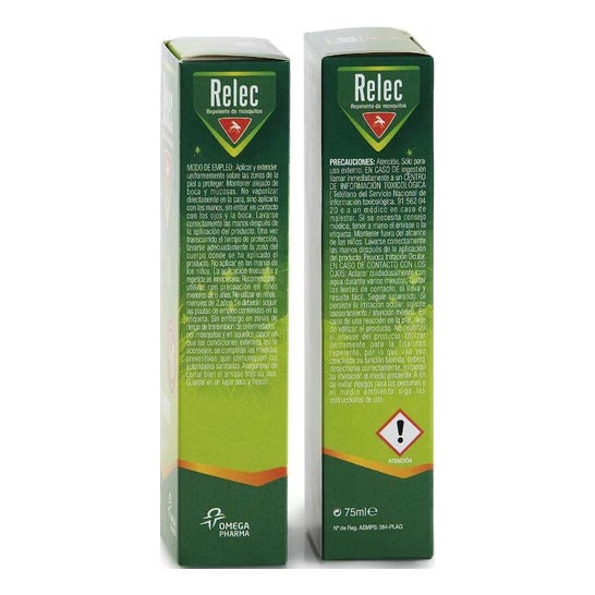 Relec Repelente de Mosquitos Fuerte Sensitive Familiar Spray 75ml