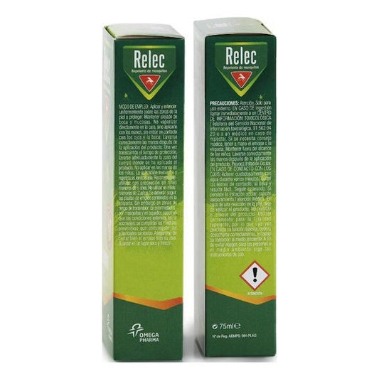 Relec Repelente de Mosquitos Fuerte Sensitive Familiar Spray 75ml