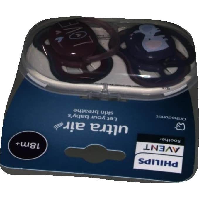 Philips Avent Ultra Air Chupete Love Elefante +18M Girl 2uds
