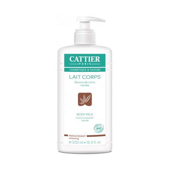 Cattier Leche Corporal Suavizante Coco y Vainilla BIO 500ml