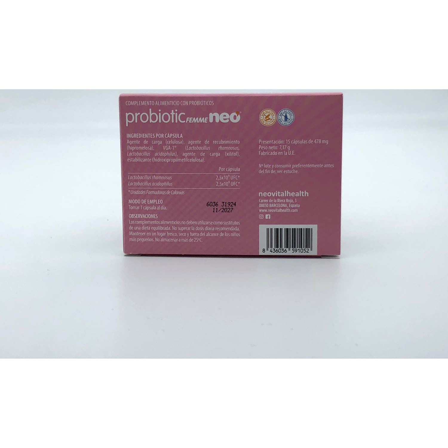 Neo Probiotic Femme 15caps