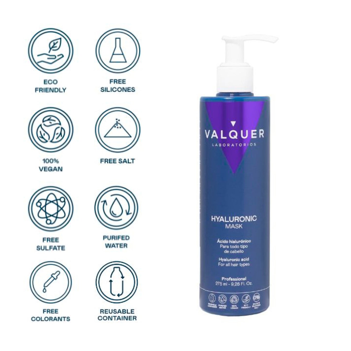 Valquer Mascarilla Ácido Hialurónico 275 ml