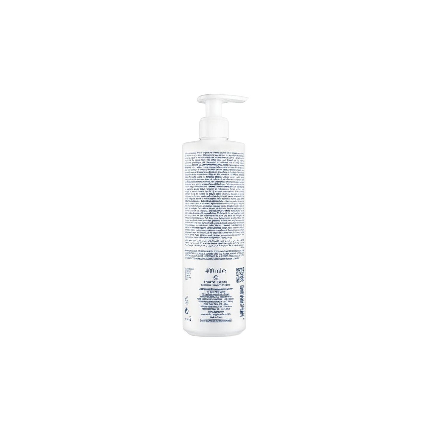 Ducray Dexyane Gel Limpiador Sobregraso 400ml