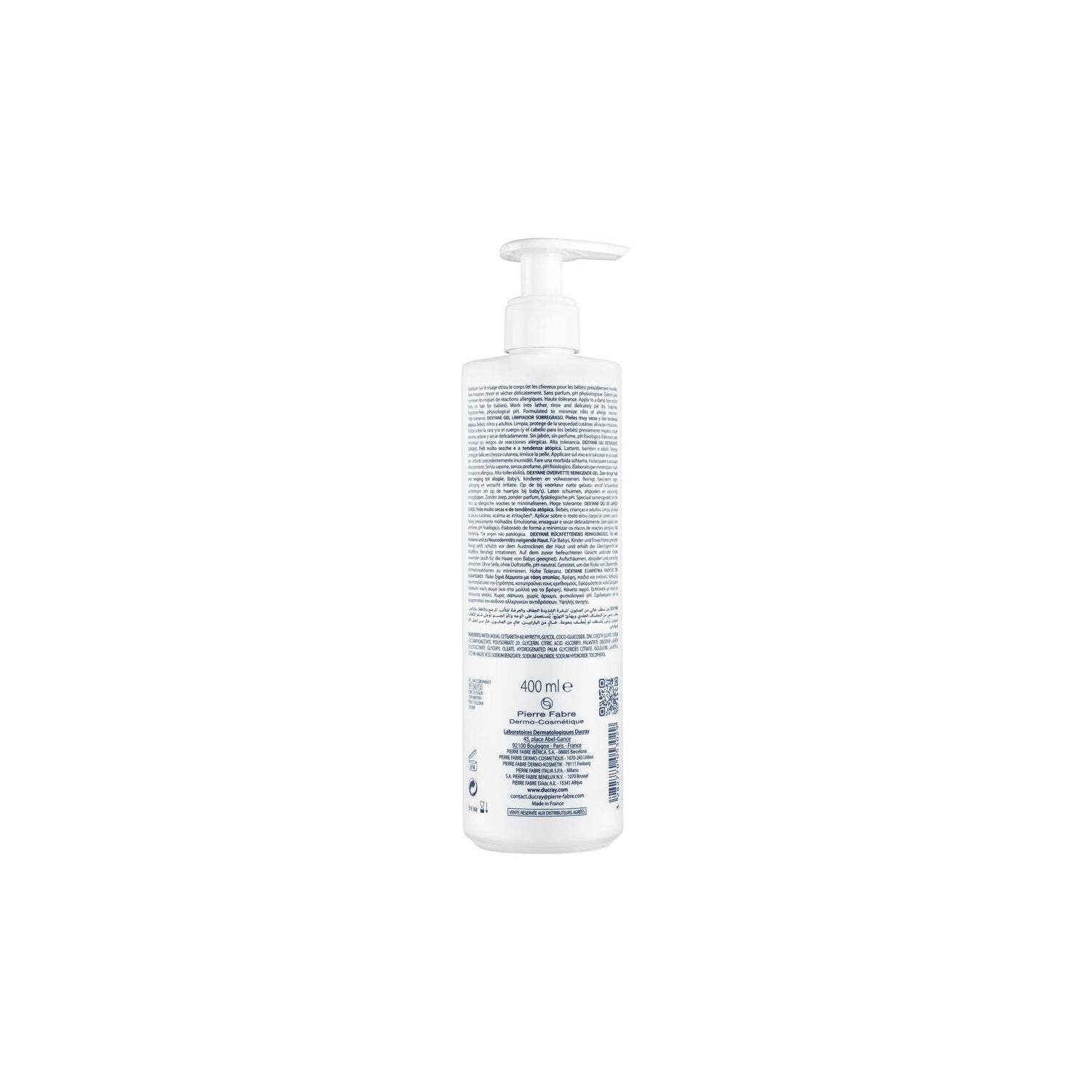 Ducray Dexyane Gel Limpiador Sobregraso 400ml