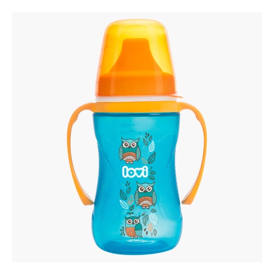 Lovi Taza Antigoteo Folky +12m Turquesa 250ml