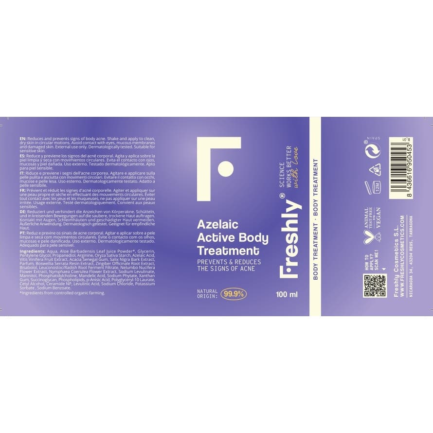 Freshly Cosmetics Azelaic Active Body Treatment 100ml
